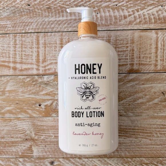 🍯Honey Anti-aging Hyaluronic Body Lotion🍯 ~27oz NWT lavender honey - Picture 3 of 6